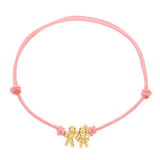 Bracelet fil mini Louloux Boy&Girl gold