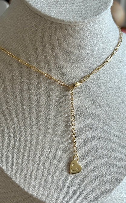 Collier Coeur clin d'oeil Gold