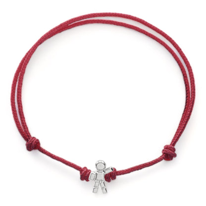 Bracelet fil simple mini Loulou BOY argent