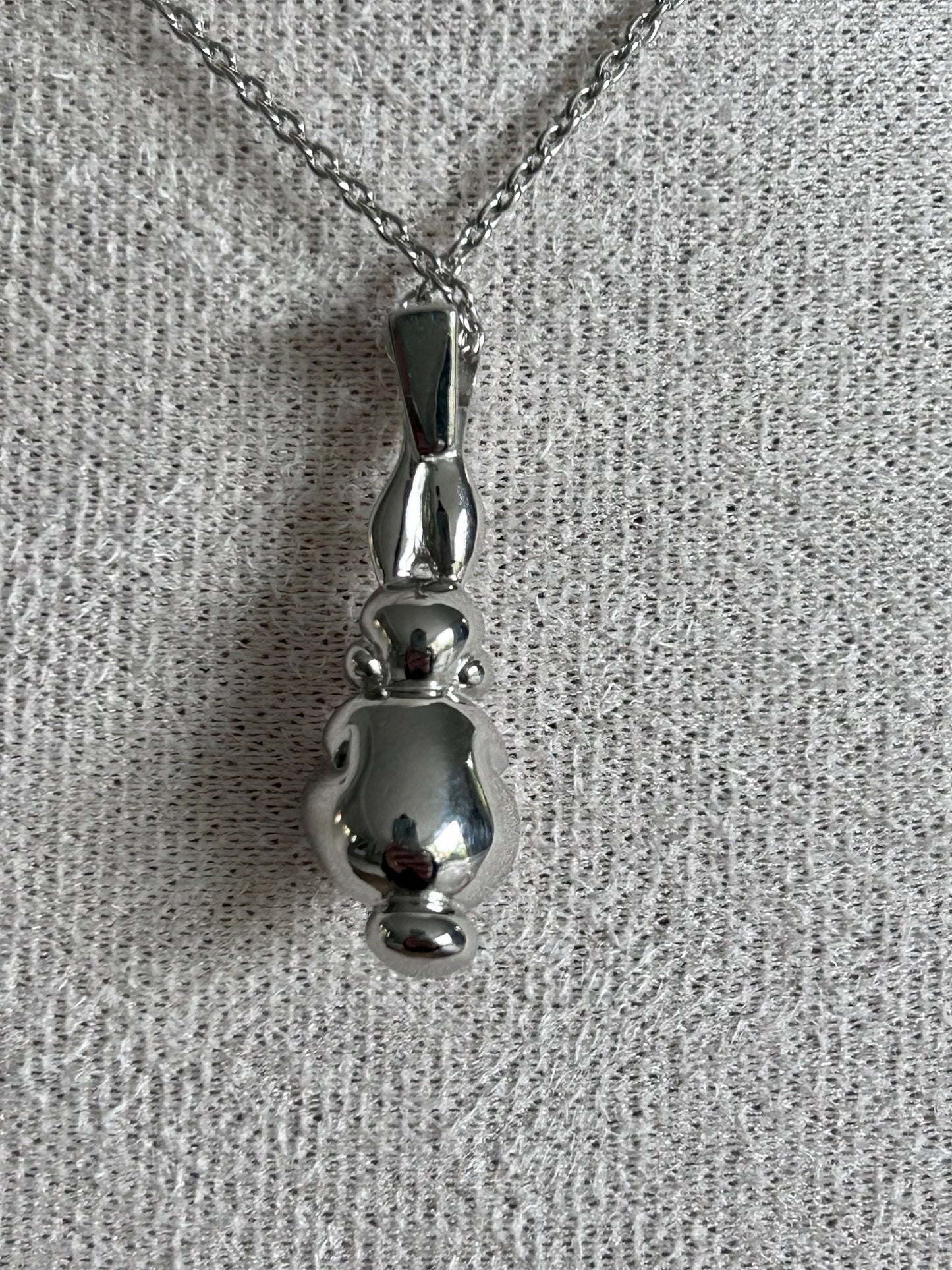 Collier Grand Lapin Argent