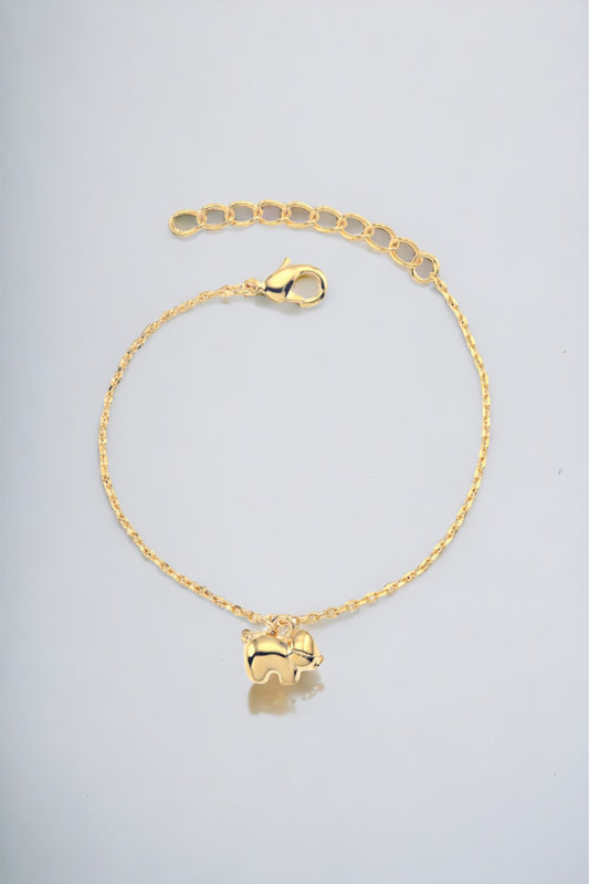 Bracelet chaine cochon Gold - Taille enfant