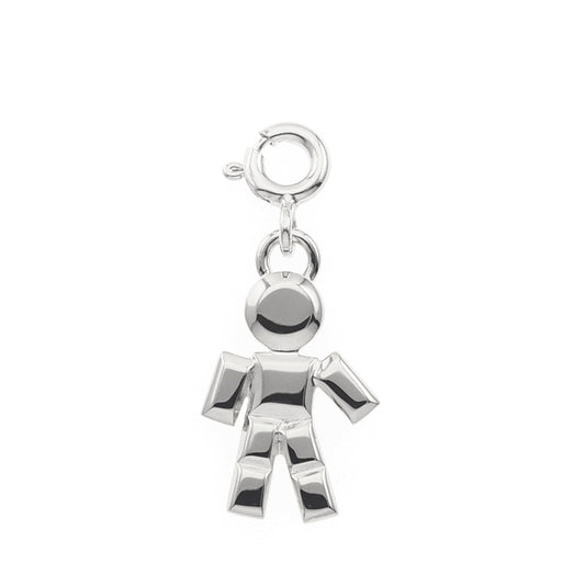 Pendentif garçon personnalisable en argent